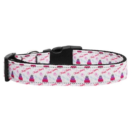 MIRAGE PET PRODUCTS Cakes & Wishes Nylon Dog CollarExtra Small 125-034 XS